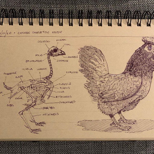 Chicken Anatomy Study
